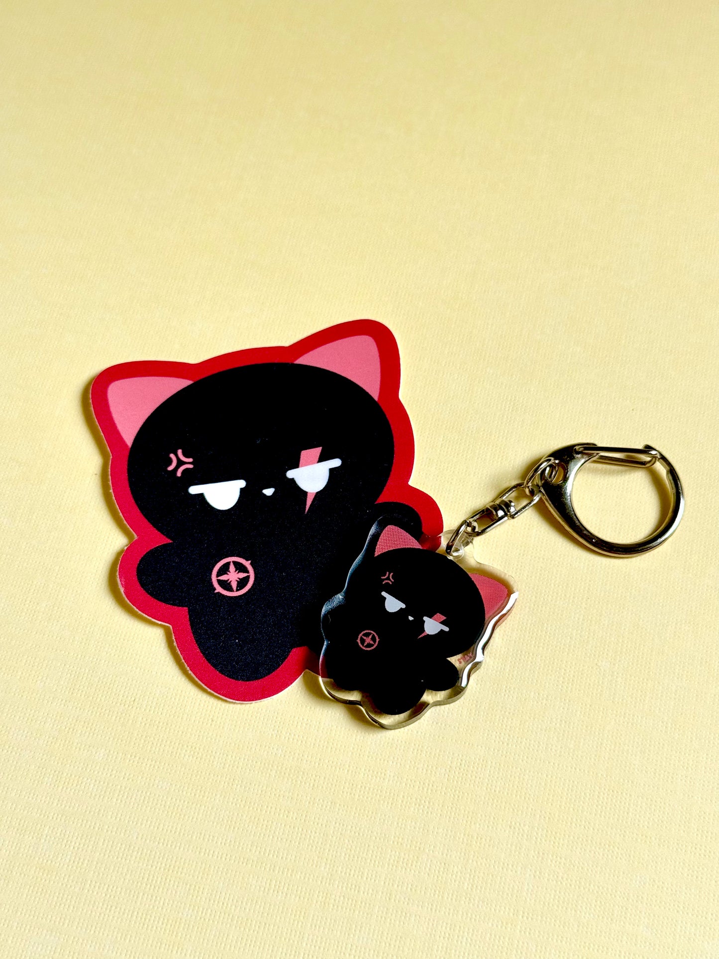 fan friends epoxy keychains