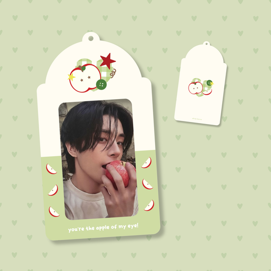 apple of my eye | pvc photocard holder (pre-order)