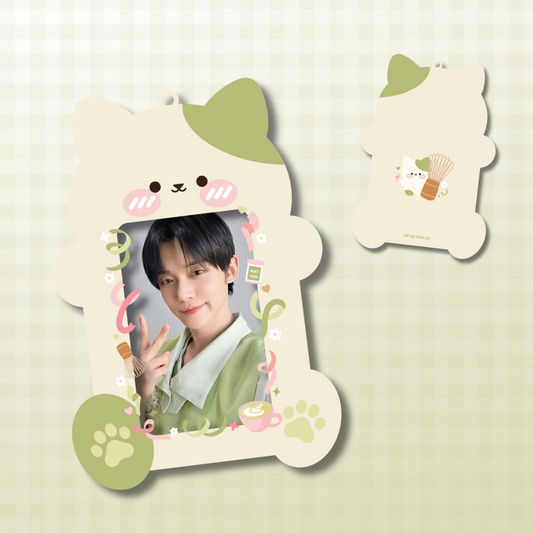 matcha kitty photocard holder