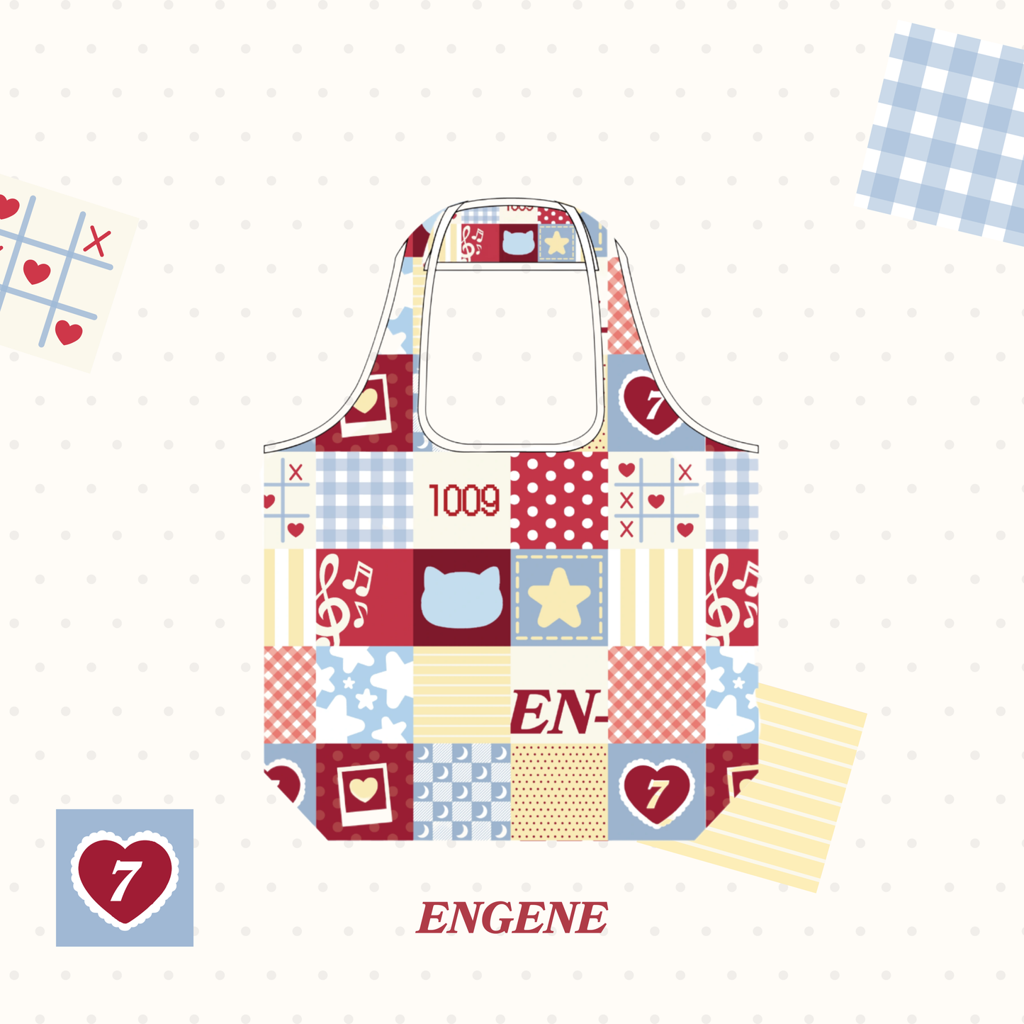 fandom patchwork reusable shopping bags | pre-order