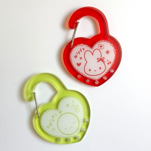 miffy + smiski carabiners