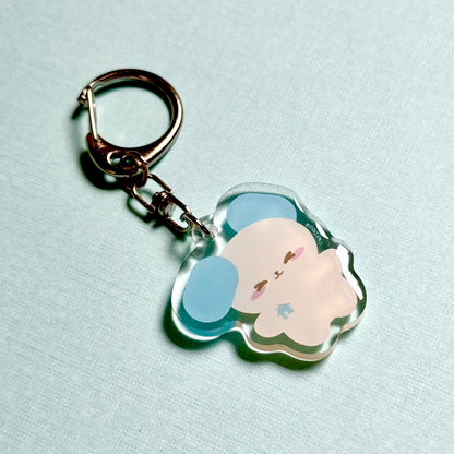 fan friends epoxy keychains