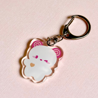 fan friends epoxy keychains