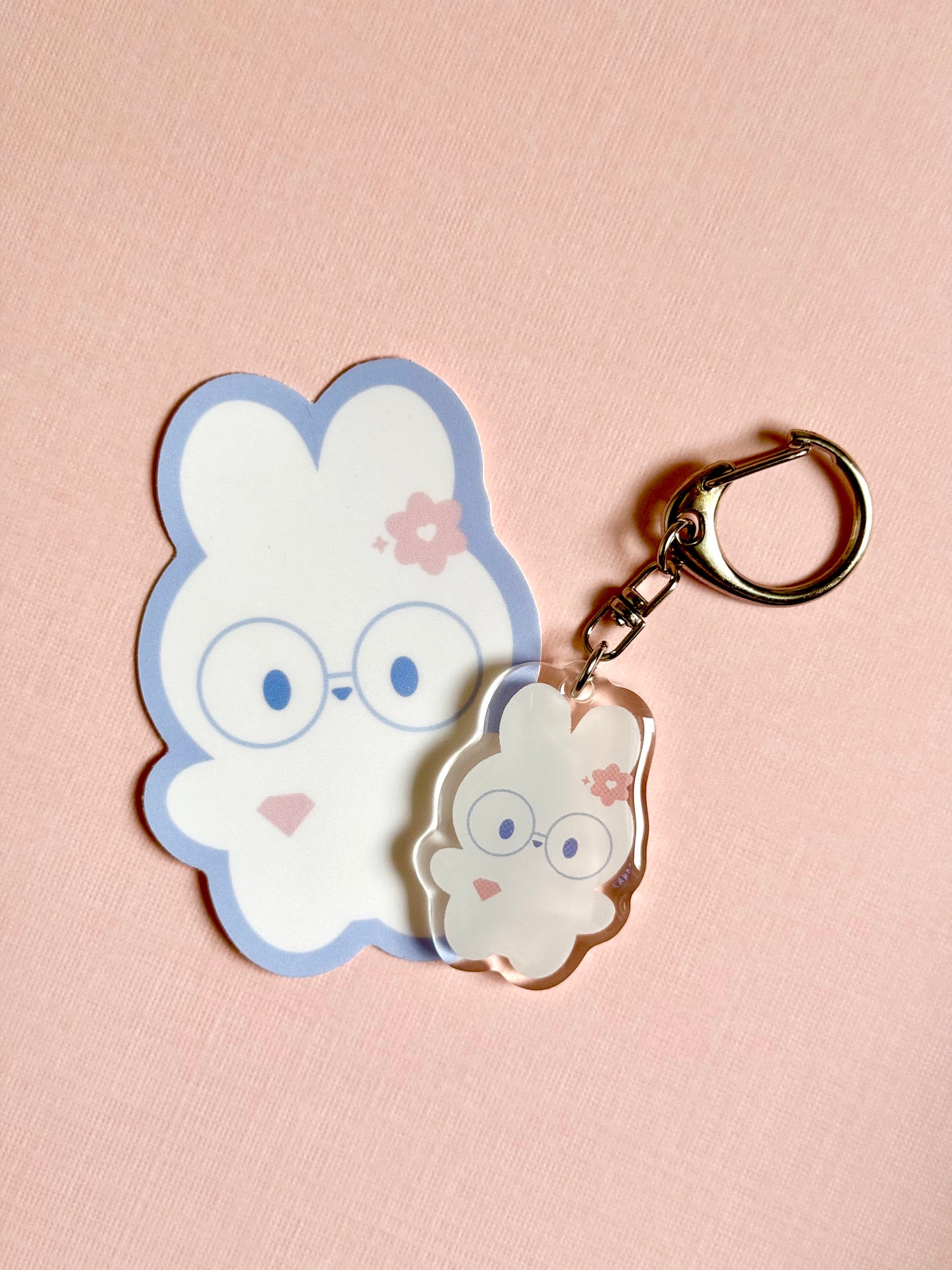 fan friends epoxy keychains