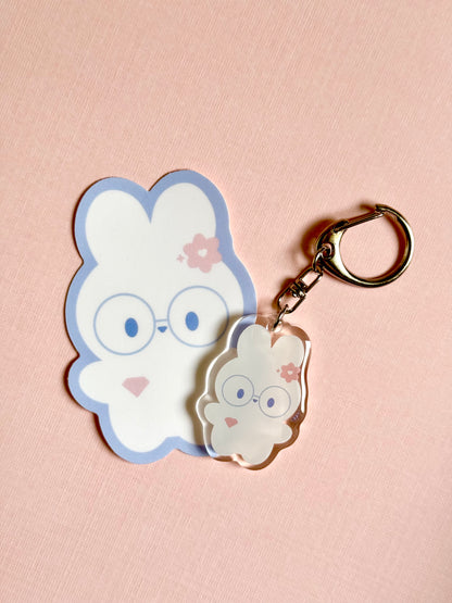 fan friends epoxy keychains