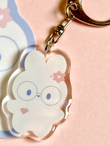 fan friends epoxy keychains